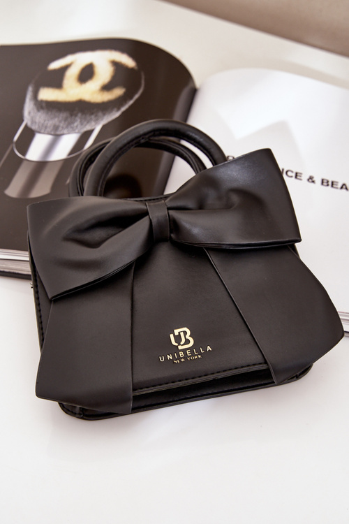 Маленька Сумка З Бантом Чорна Nesehe