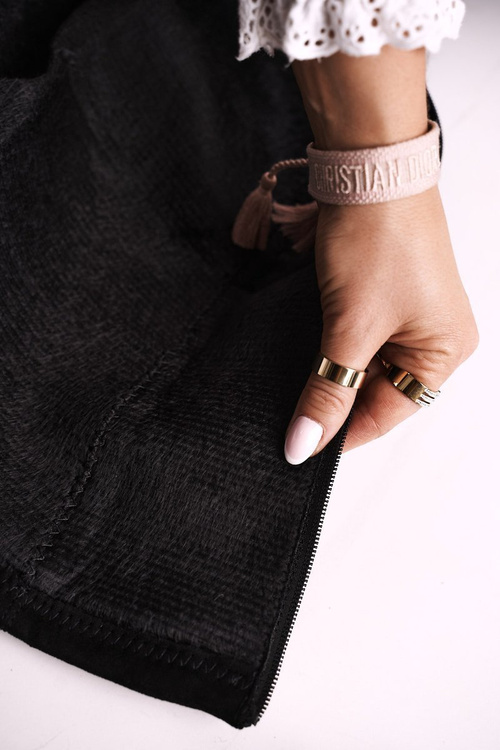 Жіночі високі чоботи вище коліна замшеві чорні Gracelyn