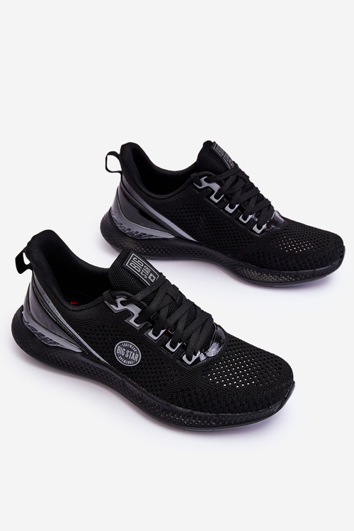 Чоловічі зручні кросівки Memory Foam Big Star LL174103 Чорні