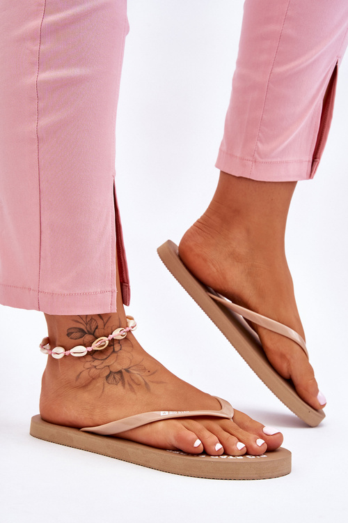 Зручні шльопанці Big Star LL274796 Бежеві