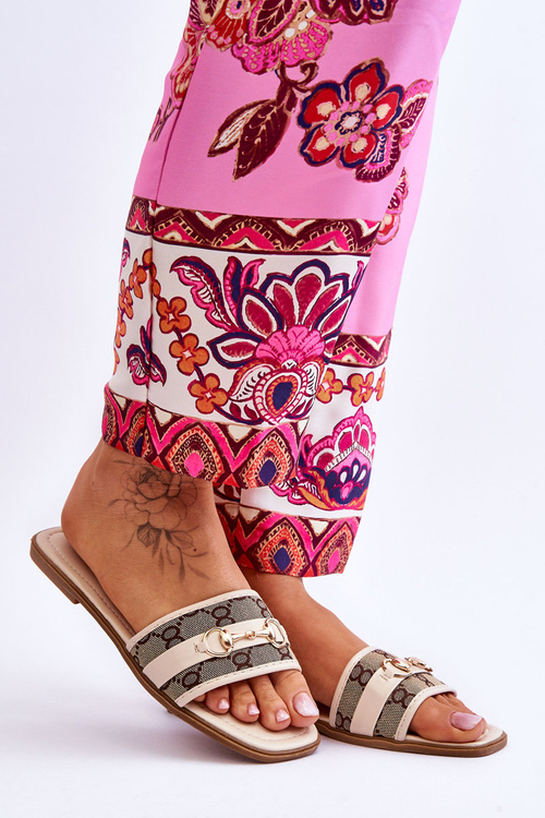 Класичні плоскі підбори бежеві Marlene