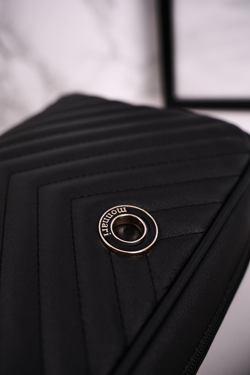Жіночий клатч MONNARI BAG0202-020 Стеганий чорний