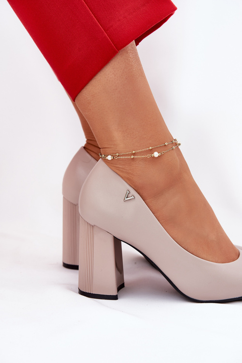 Елегантні Туфлі На Каблуку Vinceza 62220 Сірі