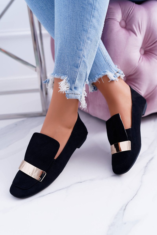 Жіночі мокасини Golden Scarlet Black Lords Lu Boo Harlem