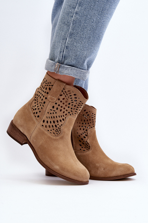 Жіночі бежеві черевики Lewski Shoes 3301/2