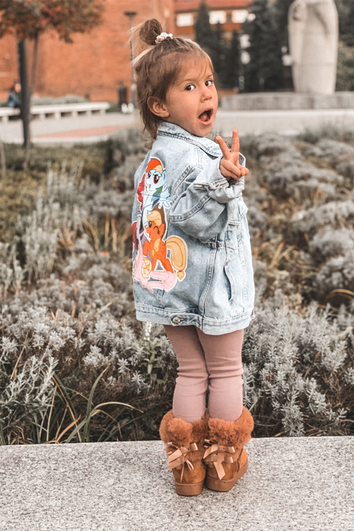 Дитячі утеплені сноуборди з бантами D.KhakiFunky