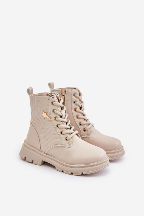 Дитячі глянцеві чобітки з чорно-рожевим декором Bunnyjoy