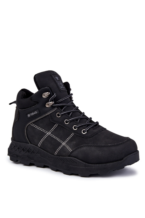 Чоловічі теплі черевики Trappers Black Allan