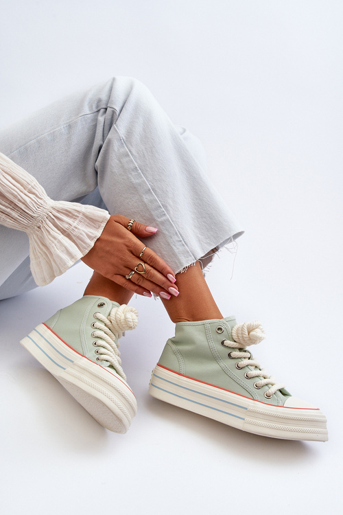 Жіночі кросівки на платформі Mint Aineri