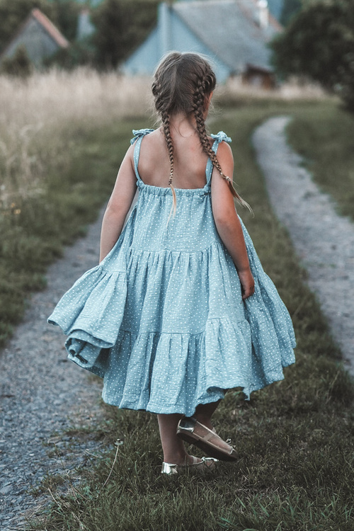 Дитячі балетки з бантом Gold Jellema