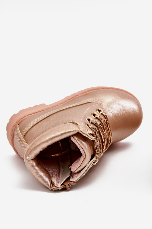 Дитячі черевики Trappers утеплені Pink Gold Dexter