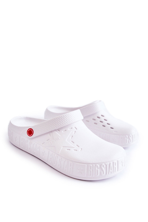 Чоловічі світлі тапочки Big Star II175003 Білі