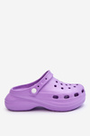 Жіночі поролонові тапочки Crocs Violet Coline