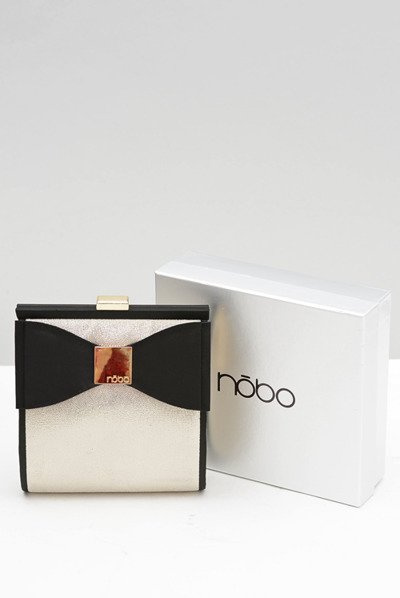 Жіноча маленька золота сумочка Nobo Bow