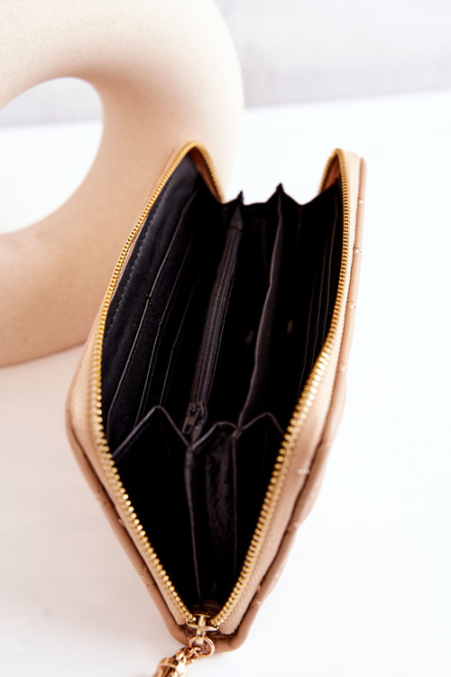 Великий стьобаний гаманець з бахромою, бежевий Selley