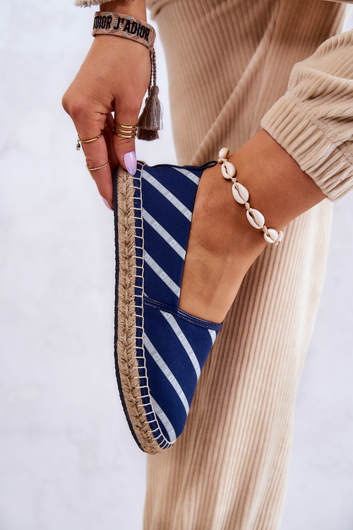 Жіночі класичні еспадрільї Big Star JJ274960 Темно-сині