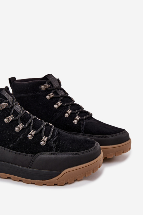 Замшеві Чоловічі Туристичні Черевики Big Star SS174265 Чорні