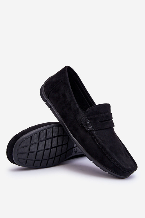 Чоловічі замшеві лофери Black Wesley