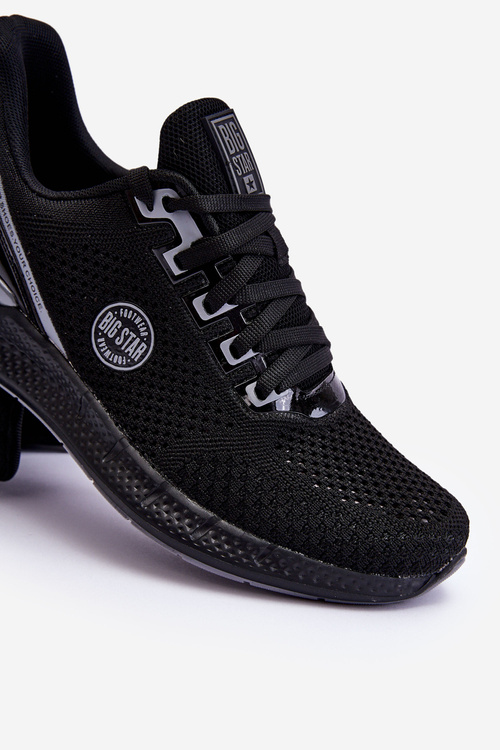 Чоловічі зручні кросівки Memory Foam Big Star LL174103 Чорні