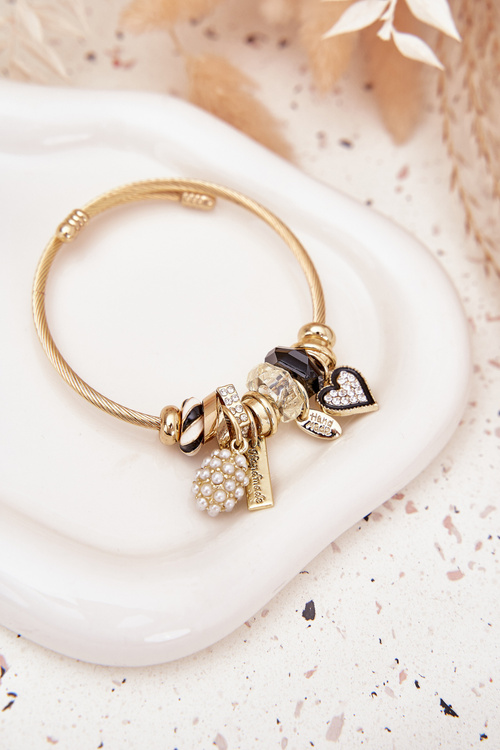 Жіночий браслет Charms Pink Silver Mouse