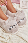 Жіночі тапочки Fuzzy Cats Beige Iriviane