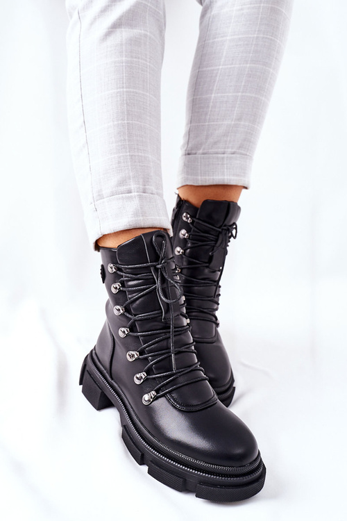 Жіночі утеплені черевики Black Perfect