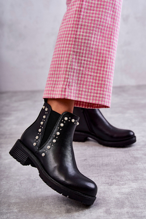 Шкіряні черевики Black Ferra