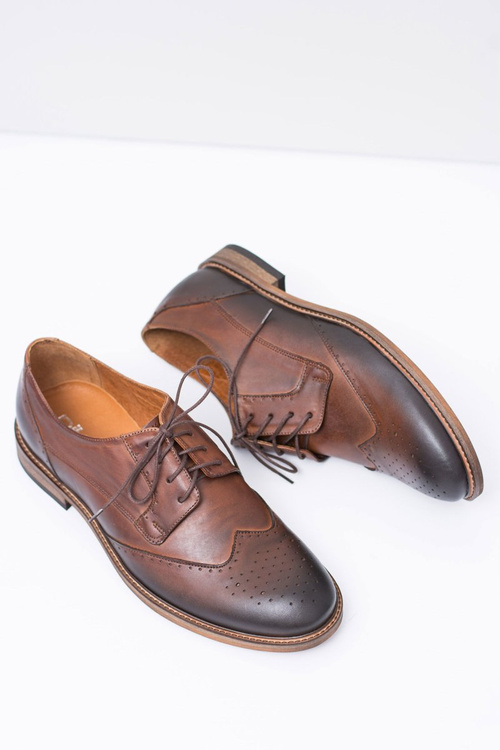 Нікопольські шкіряні елегантні чоловічі напівчоботи Mortes