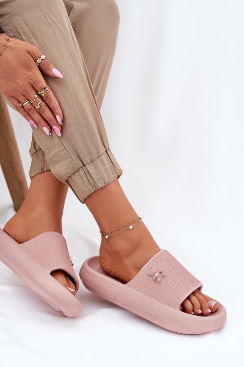 Пінні Жіночі Сандалі На Платформі З Ведмедем Vinceza 75210 Рожеві