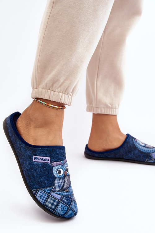 Домашні тапочки Owl Inblu GF000018 Navy Blue