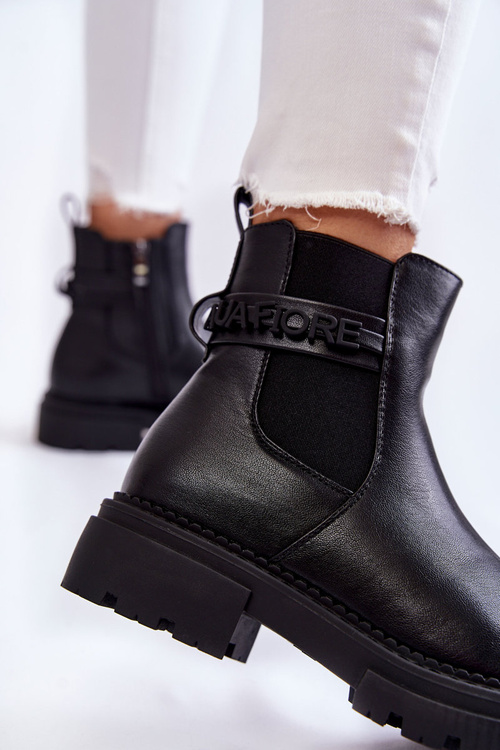 Чоботи жіночі La.Fi 250005B-PU Чорні