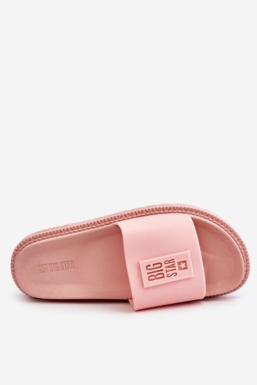 Жіночі тапочки Big Star LL274425 Світло-рожеві