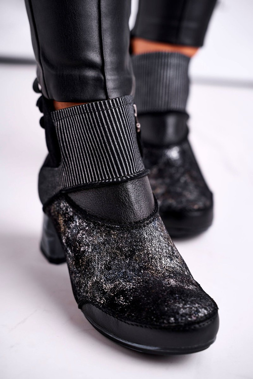 Жіночі черевики Maciejka Warm Leather Dark Navy 03790-20