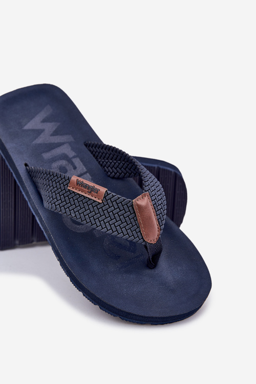 Чоловічі шлепанці WRANGLER ZANE FLIPFLOP MEN LOW 20251044.24H темно-сині