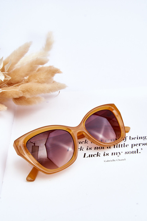 Жіночі сонцезахисні окуляри з написом M2404 Помаранчеві