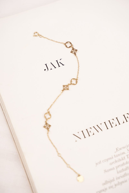 Жіночий браслет Celebrity Gold Clover Hannah