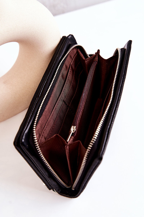 Великий шкіряний гаманець Чорний Родос