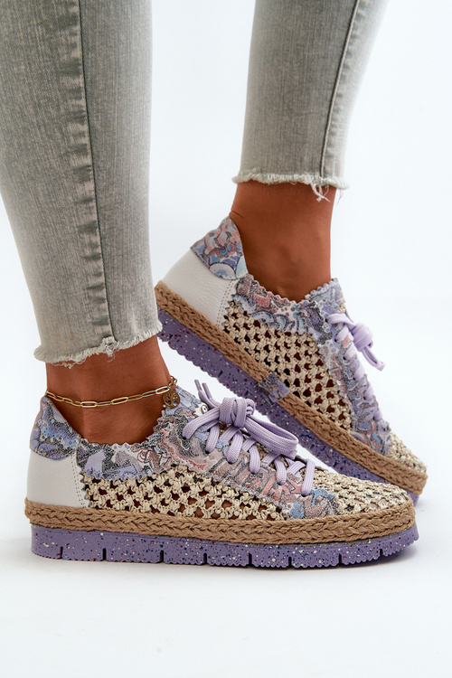 Жіноче шкіряне взуття Maciejka 05897-05 Фіолетовий