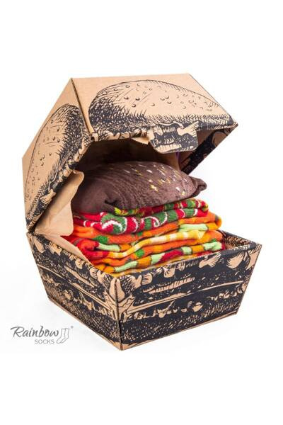 Шкарпетки Rainbow Socks Burger Vege 2 пари
