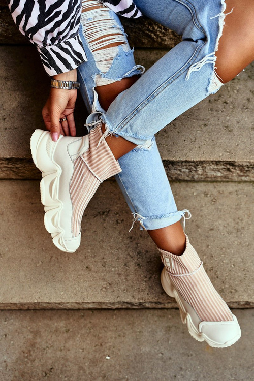 Жіночі високі кросівки Big Star White GG274608