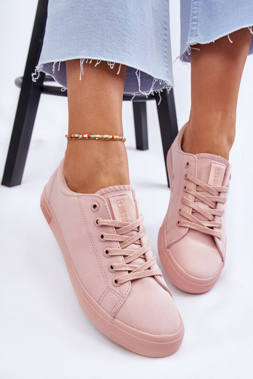 Жіночі низькі кросівки Big Star LL274059 Рожеві