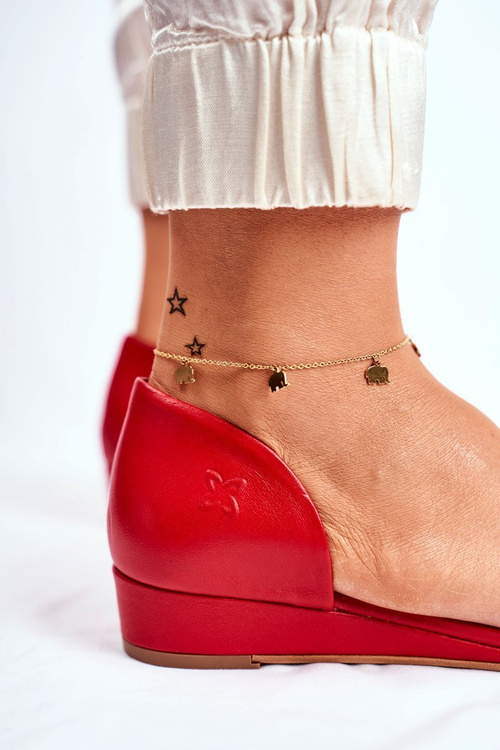 Жіночі босоніжки Maciejka Leather Red 1971 Nomara