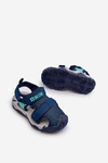 Босоніжки на липучці для хлопчика Big Star NN374232 Темно-синій