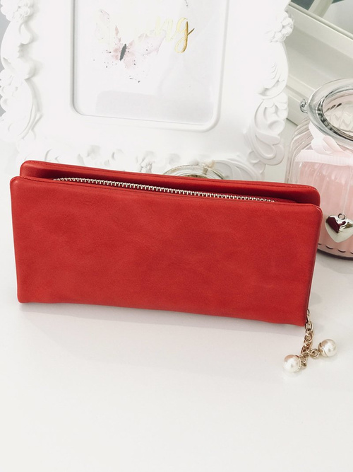 Великий жіночий червоний гаманець