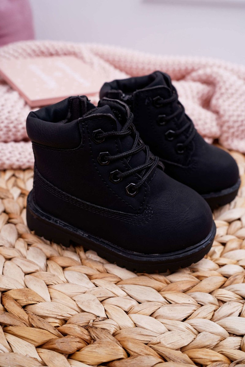 Дитячі черевики Trappers Black Dexter