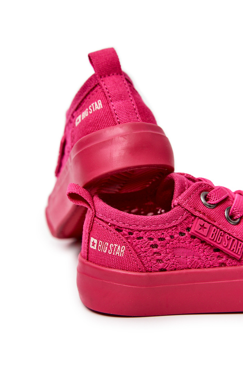 Ажурні кросівки Big Star JJ374015 Рожеві