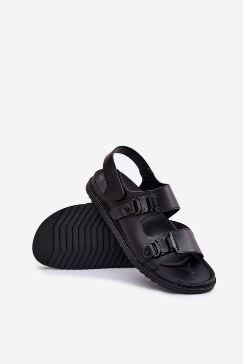 Чоловічі Шкіряні Сандалі Big Star RR174086 Чорні