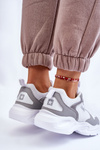 Жіноче легке спортивне взуття Big Star LL274375 White-Grey