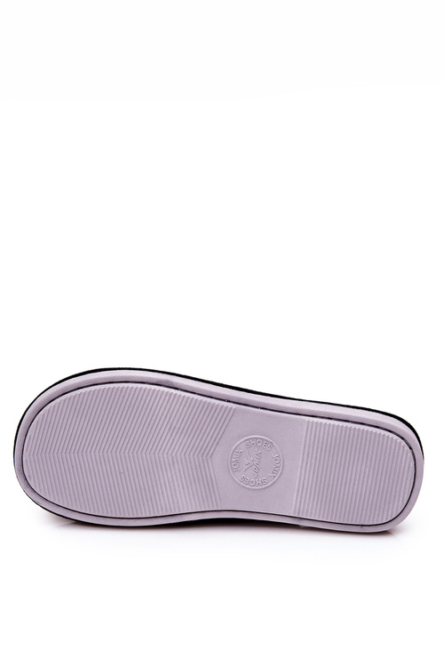 М'які тапочки в клітинку. Чорно-коричневий Blase