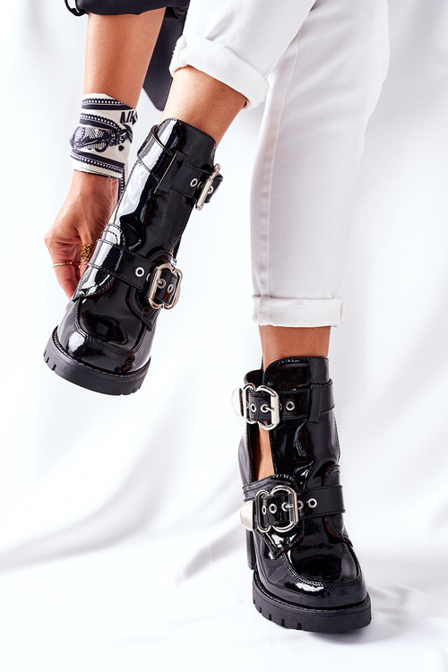 Жіночі ботильйони Shiny Black Bramshall